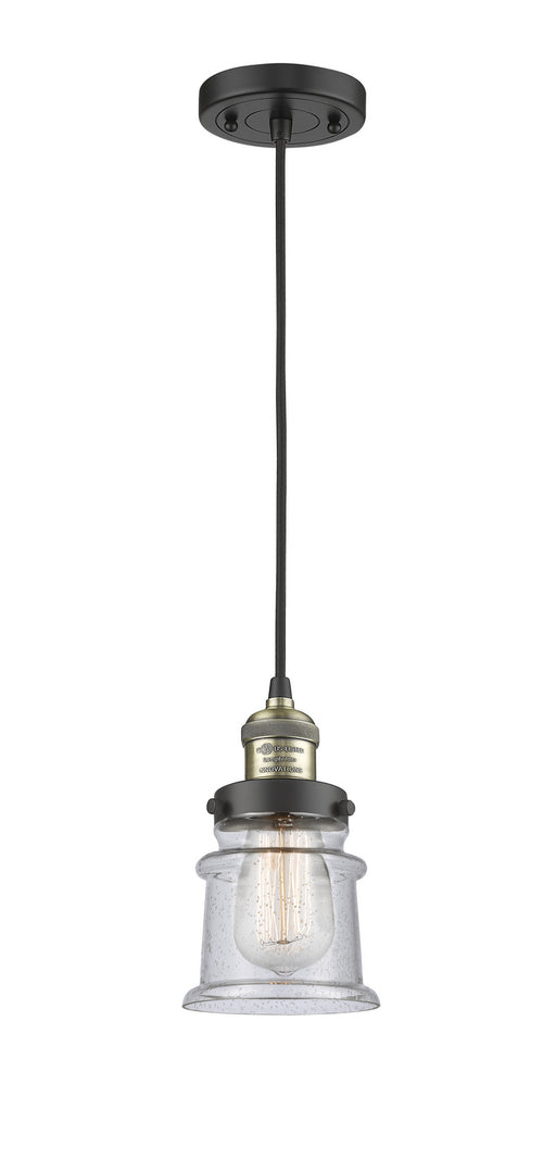 Innovations - 201C-BAB-G184S-LED - LED Mini Pendant - Franklin Restoration - Black Antique Brass
