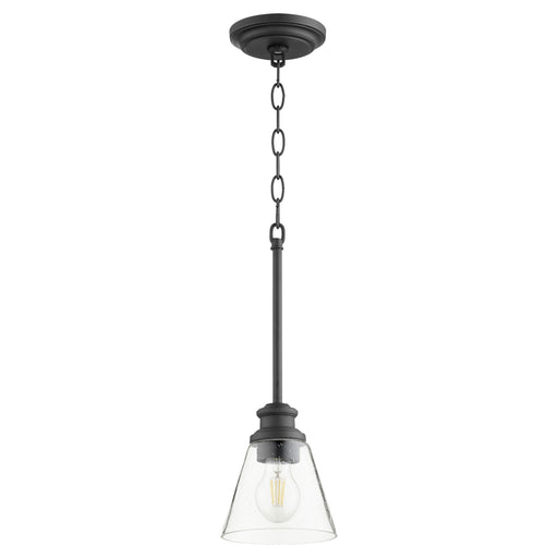 Quorum - 309-69 - One Light Pendant - Dunbar - Noir