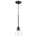 Quorum - 309-69 - One Light Pendant - Dunbar - Noir
