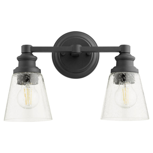 Quorum - 509-2-69 - Two Light Wall Mount - Dunbar - Noir
