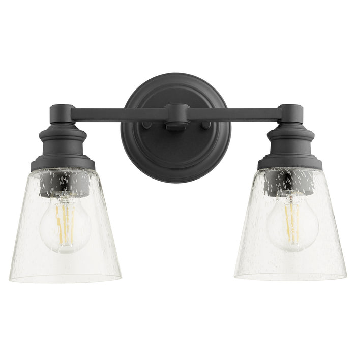 Quorum - 509-2-69 - Two Light Wall Mount - Dunbar - Noir