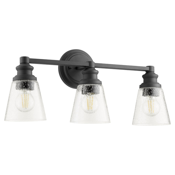 Quorum - 509-3-69 - Three Light Vanity - Dunbar - Noir