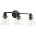 Quorum - 509-3-69 - Three Light Vanity - Dunbar - Noir