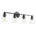 Quorum - 509-4-69 - Four Light Vanity - Dunbar - Noir