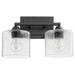 Quorum - 5202-2-69 - Two Light Vanity - Dakota - Noir