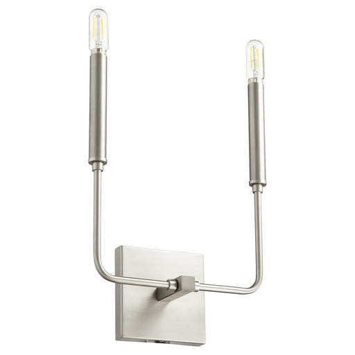 Quorum - 531-2-65 - Two Light Wall Mount - Lacy - Satin Nickel