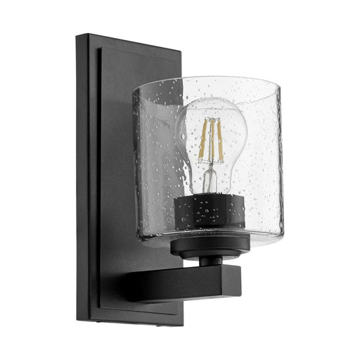 Quorum - 5669-1-269 - One Light Wall Mount - Noir w/ Clear/Seeded
