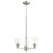 Quorum - 609-3-65 - Three Light Chandelier - Dunbar - Satin Nickel
