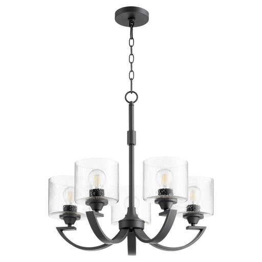 Quorum - 6202-5-69 - Five Light Chandelier - Dakota - Noir