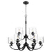 Quorum - 6202-9-69 - Nine Light Chandelier - Dakota - Noir