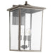 Quorum - 722-13-37 - Three Light Wall Mount - Riverside - Weathered Zinc