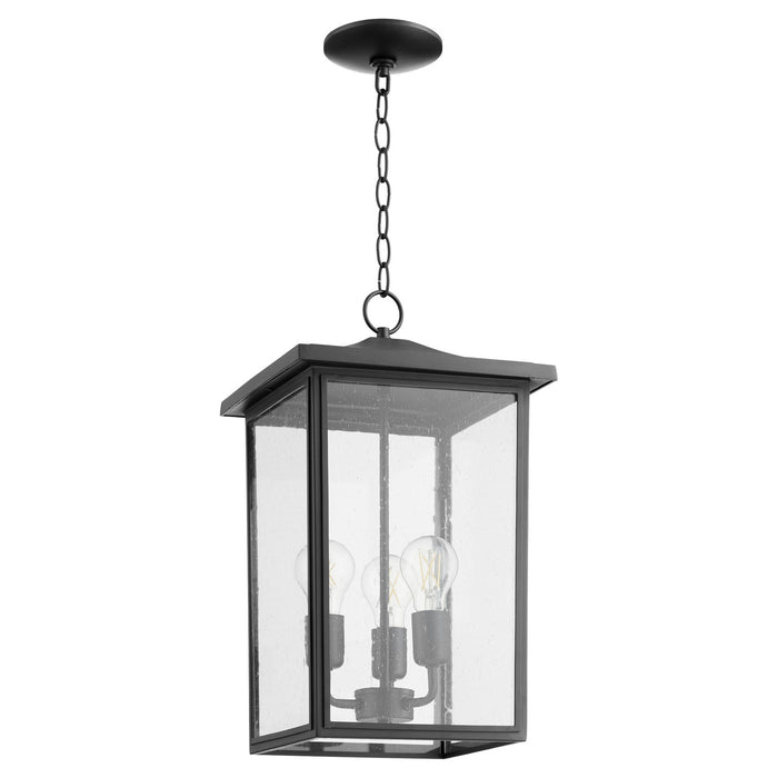 Quorum - 723-11-69 - Three Light Pendant - Riverside - Noir
