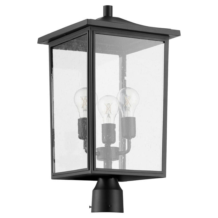 Quorum - 724-11-69 - Three Light Post Mount - Riverside - Noir
