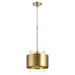 Quorum - 8012-80 - One Light Pendant - Aged Brass