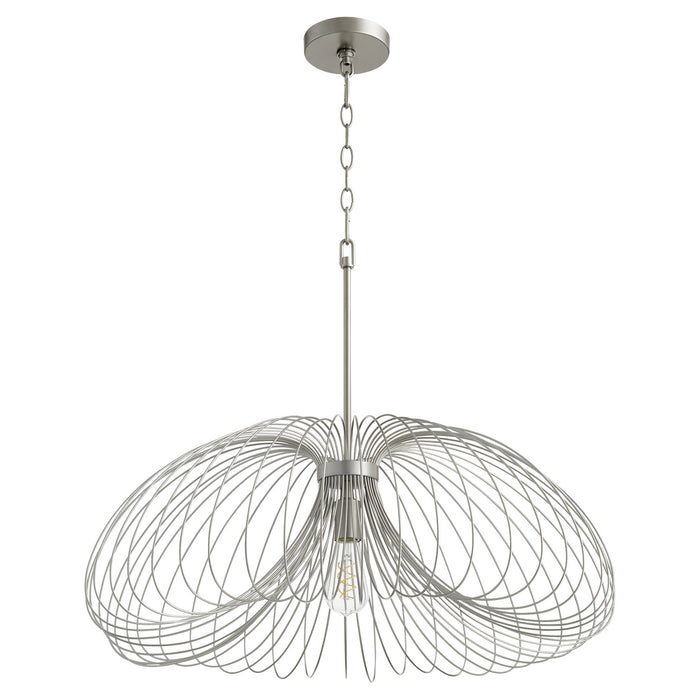 Quorum - 806-30-63 - One Light Pendant - Brushed Silver