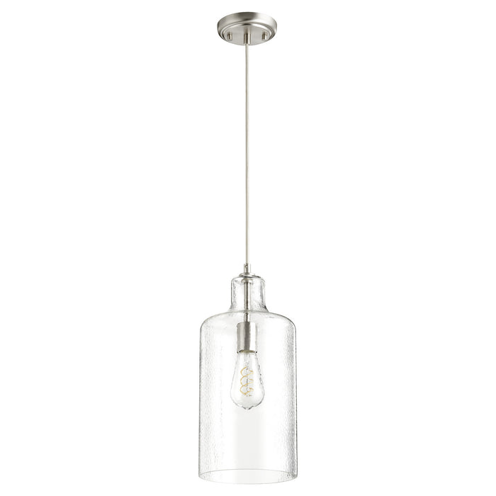 Quorum - 8141-65 - One Light Pendant - Satin Nickel