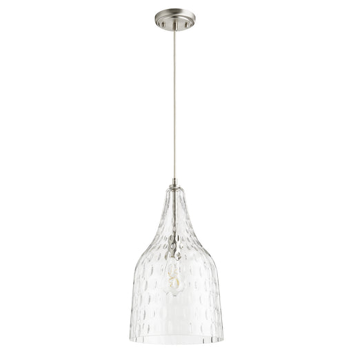 Quorum - 8142-65 - One Light Pendant - Satin Nickel