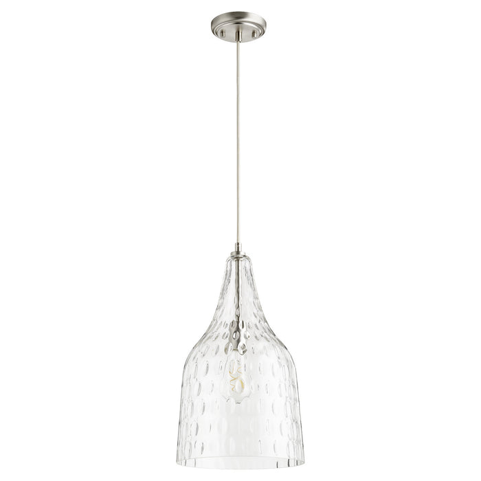 Quorum - 8142-65 - One Light Pendant - Satin Nickel