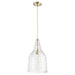 Quorum - 8142-80 - One Light Pendant - Aged Brass