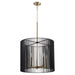 Quorum - 819-5-80 - Five Light Pendant - Finura - Aged Brass