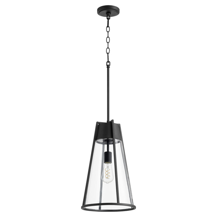 Quorum - 827-69 - One Light Pendant - Noir w/ Clear