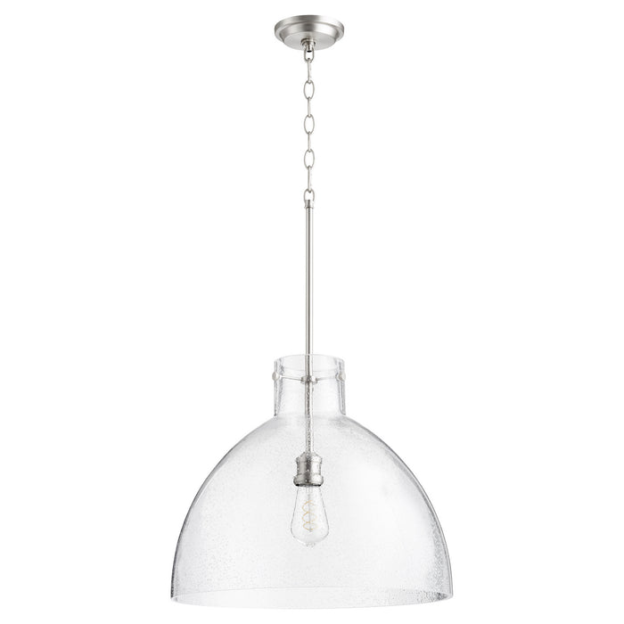Quorum - 8932-65 - One Light Pendant - Satin Nickel