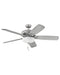 Hinkley - 900460FSS-LID - 60``Ceiling Fan - Gladiator Illuminated - Satin Steel