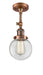Innovations - 201F-AC-G202-6-LED - LED Semi-Flush Mount - Franklin Restoration - Antique Copper