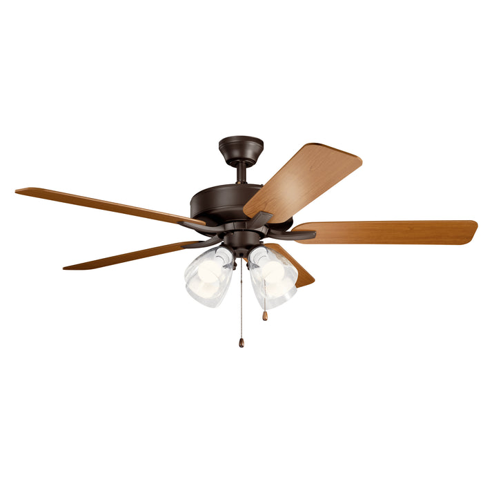 Kichler - 330016SNBS - 52``Ceiling Fan - Basics Pro Premier - Satin Natural Bronze