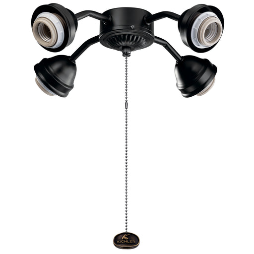 Kichler - 350015SBK - LED Fan Fitter - Accessory - Satin Black