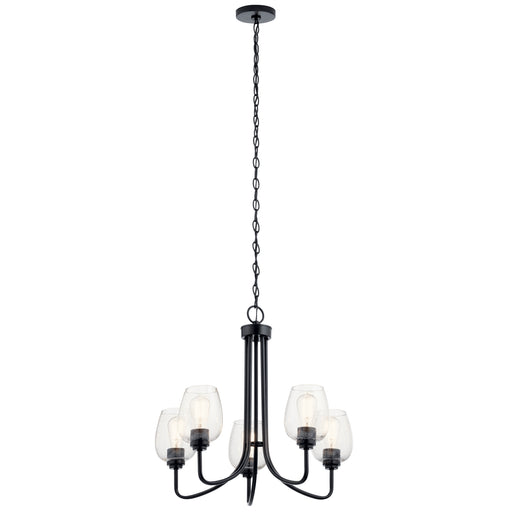 Kichler - 44377BKCS - Five Light Chandelier - Valserrano - Black