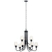Kichler - 44378BKCS - Nine Light Chandelier - Valserrano - Black