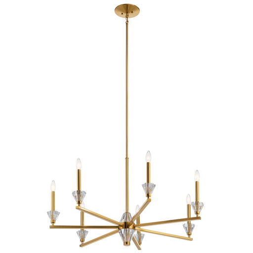 Kichler - 52002FXG - Seven Light Chandelier - Calyssa - Fox Gold