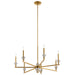 Kichler - 52002FXG - Seven Light Chandelier - Calyssa - Fox Gold