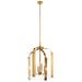 Kichler - 52024FXG - Four Light Foyer Pendant - Pytel - Fox Gold
