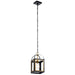 Kichler - 52030BKNBR - One Light Pendant - Vath - Black