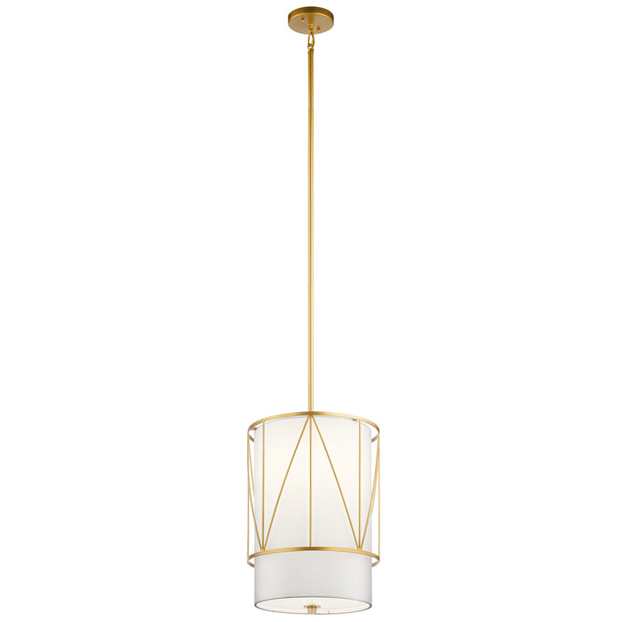 Kichler - 52073CLG - One Light Pendant - Birkleigh - Classic Gold