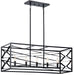 Kichler - 52140BK - Five Light Linear Chandelier - Sevan - Black
