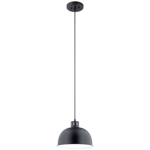 Kichler - 52152BK - One Light Pendant - Zailey - Black