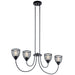Kichler - 52273BK - Four Light Linear Chandelier - Voclain - Black
