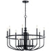 Kichler - 52305BK - 12 Light Chandelier - Capitol Hill - Black