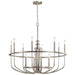 Kichler - 52305NI - 12 Light Chandelier - Capitol Hill - Brushed Nickel