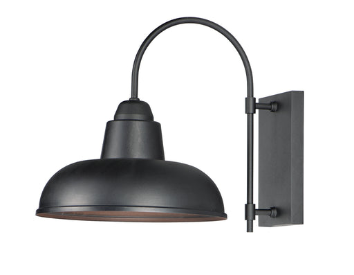 Maxim - 10118BK - One Light Outdoor Wall Lantern - Industrial - Black