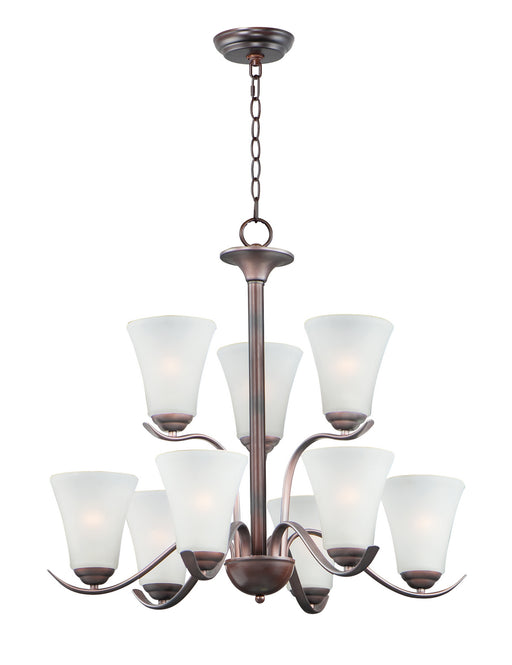 Maxim - 12076FTOI - Nine Light Chandelier - Vital - Oil Rubbed Bronze