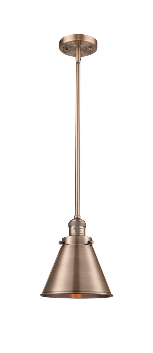Innovations - 201S-AC-M13-AC-LED - LED Mini Pendant - Franklin Restoration - Antique Copper