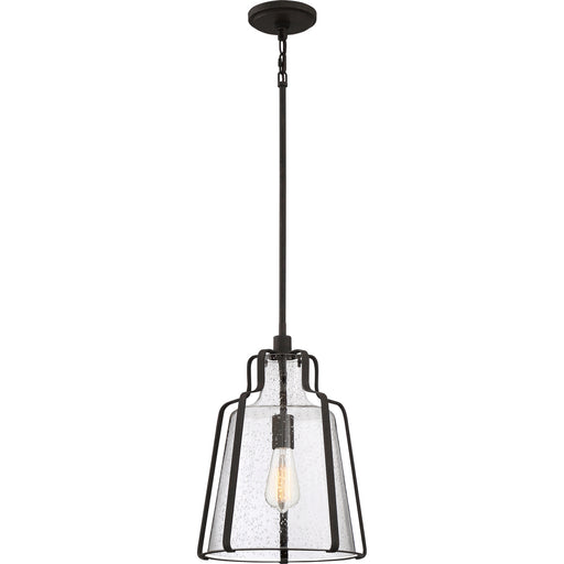 Quoizel - QF5228RK - One Light Pendant - Haverford - Rustic Black