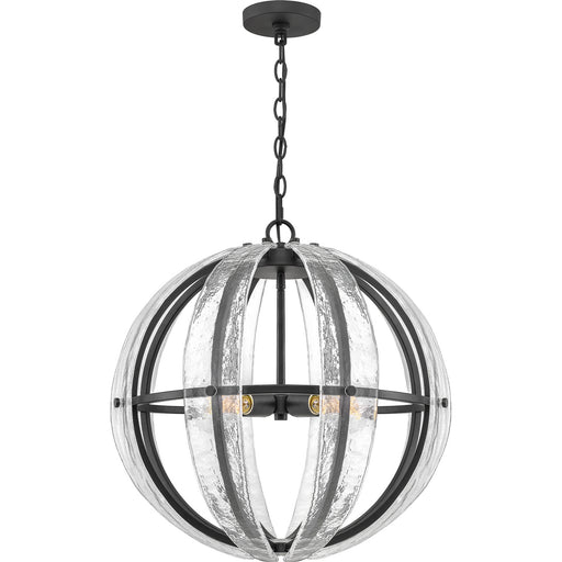 Quoizel - QOP5179MBK - Four Light Pendant - Dre - Matte Black