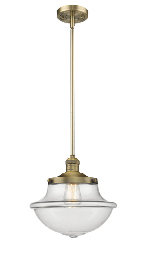 Innovations - 201S-BB-G542 - One Light Mini Pendant - Franklin Restoration - Brushed Brass