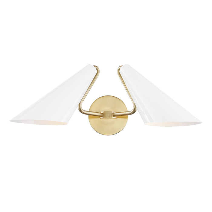 Mitzi - H399102-AGB/DG - Two Light Wall Sconce - Talia