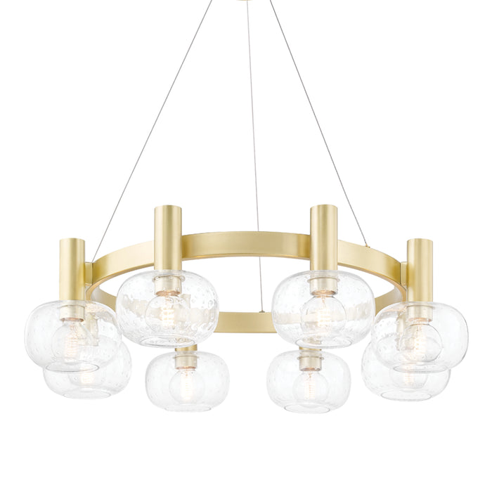 Mitzi - H403808-AGB - Eight Light Chandelier - Harlow